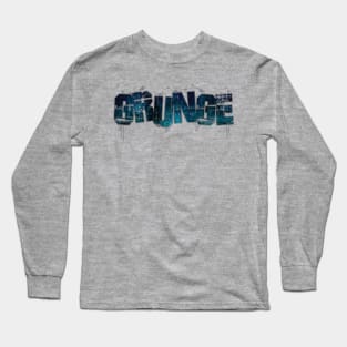 Grunge Music Design Long Sleeve T-Shirt